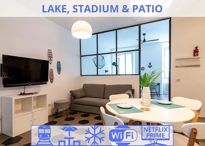 Lake, Stadium & Patio - Self Check-In & Remote Access