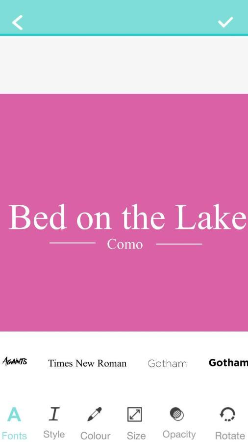 Bed On The Monolocale Vista Como