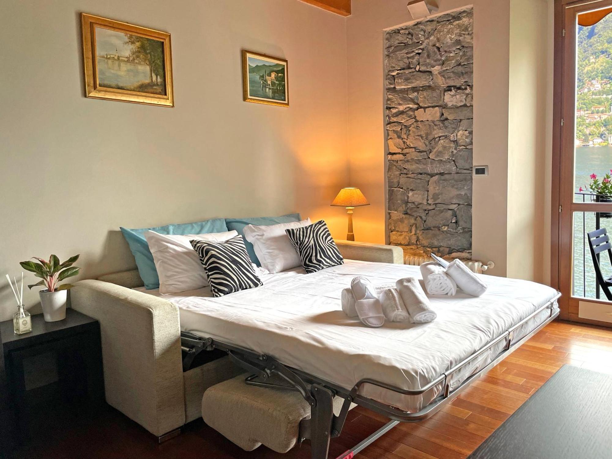 Apartment Balcony On The - Free Parking, View Laglio