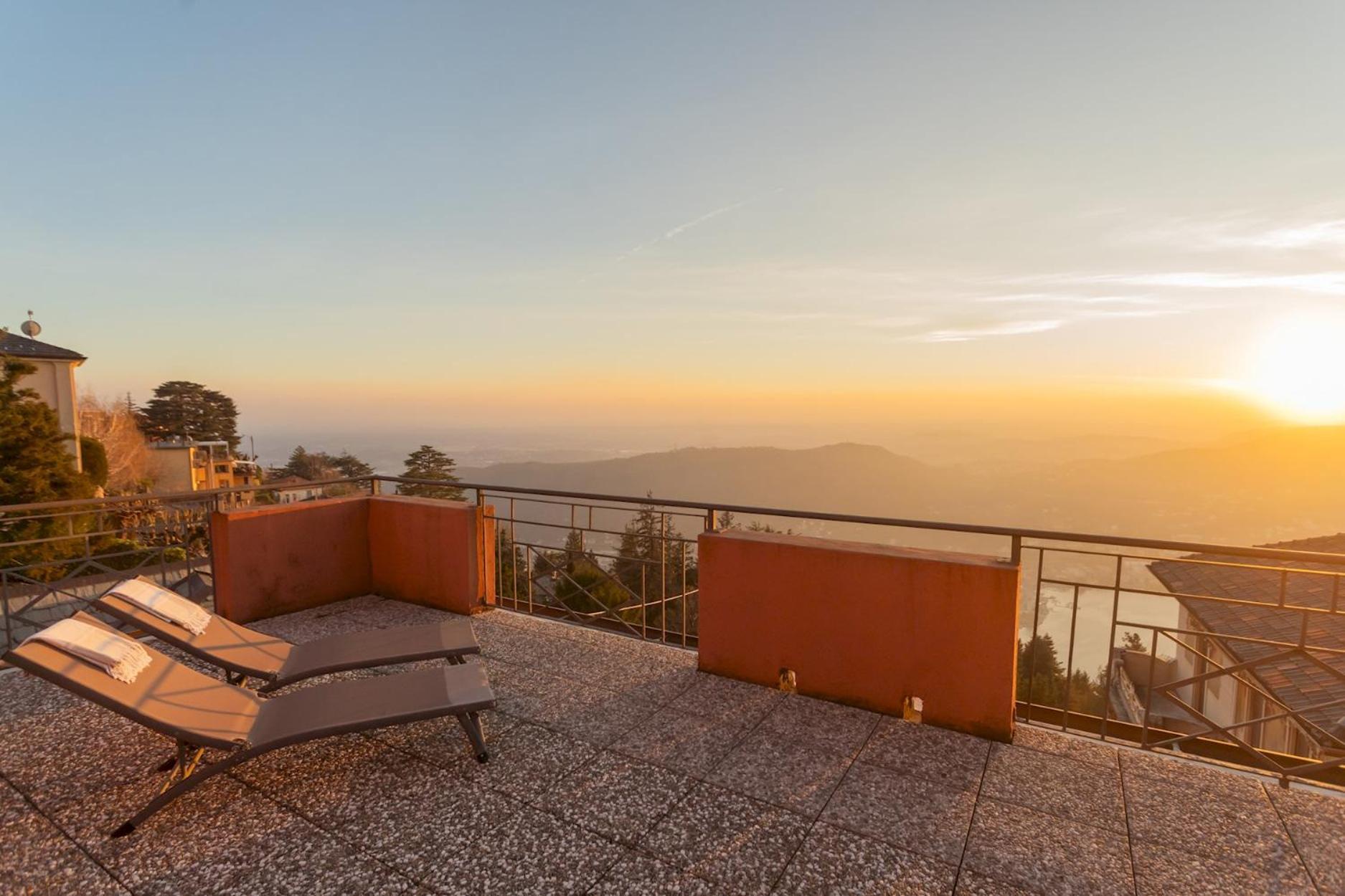 Apartment Sunset Terrace Loft - View On By Rent Brunate