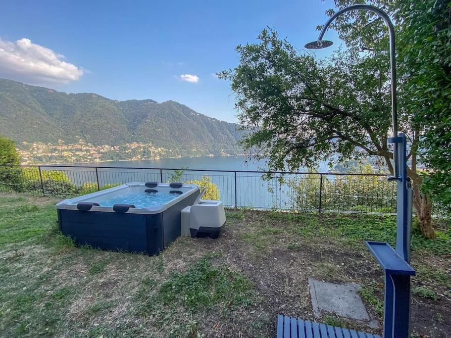 Apartment Amazing View With Jacuzzi, Private Garden And Gym Cernobbio