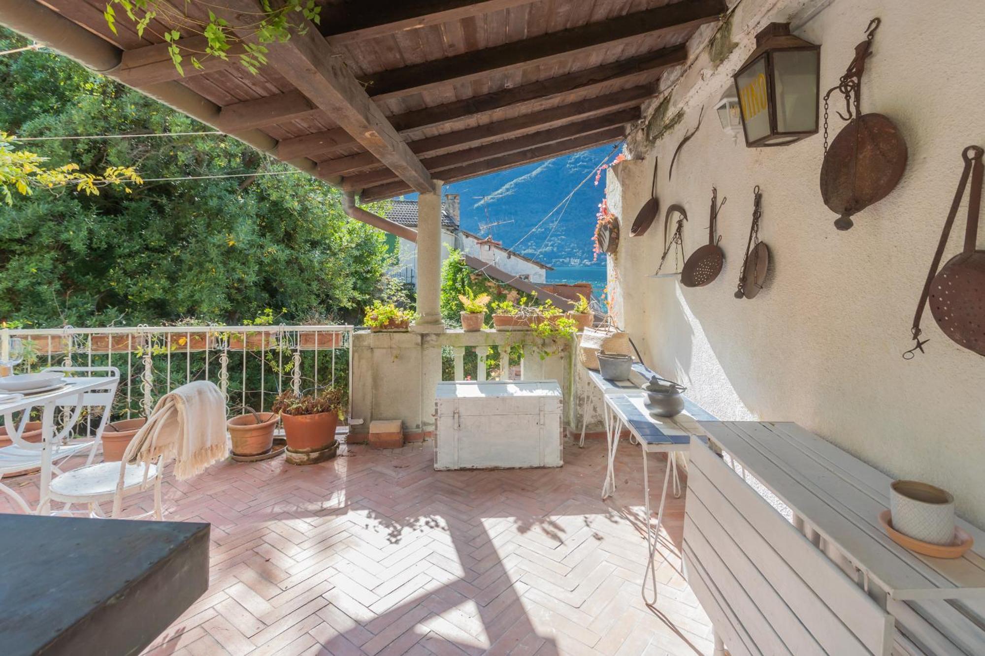 Terrace On Orrido Di Waterfall By Rent