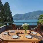 Front Lake Apartment With Private Funicular By Rent All Como