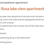 Miralago Apartments Villa Rosa Lake View