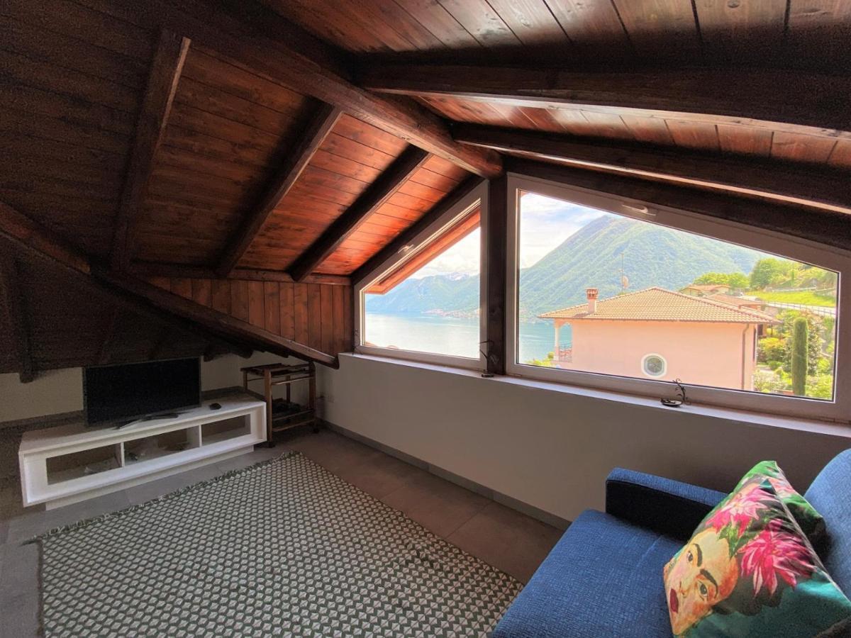 La Rondinella - Loft With Fantastic View On Lake Como Apartment Argegno