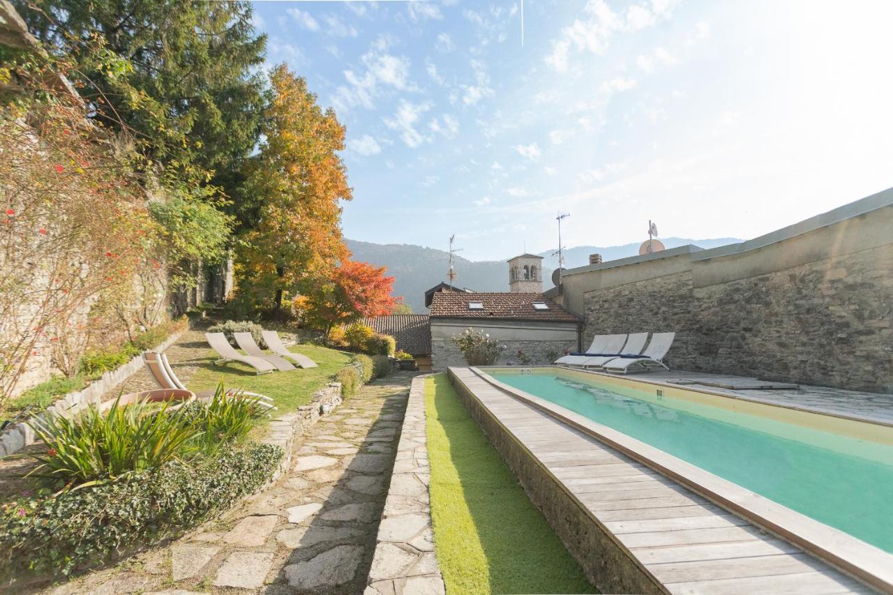 Torre Di Palanzo With Magnificent View By Rent Villa Faggeto Lario