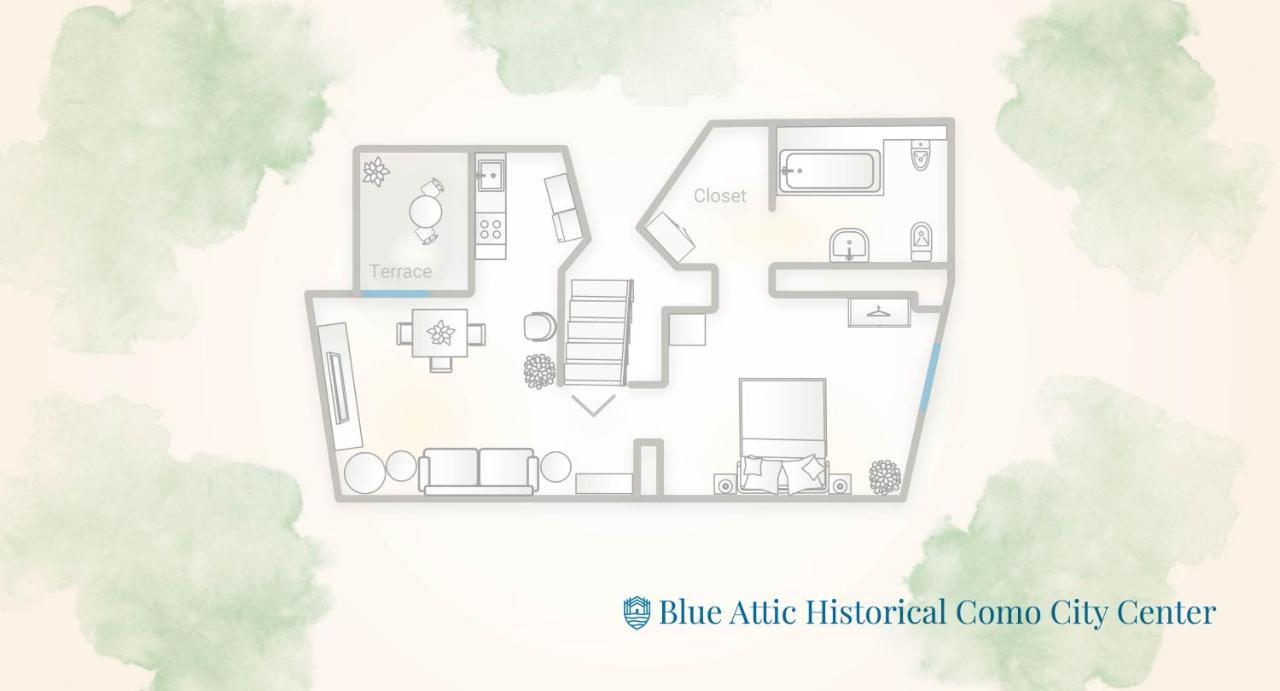 Apartment Blue Attic - Historical Center By Rent