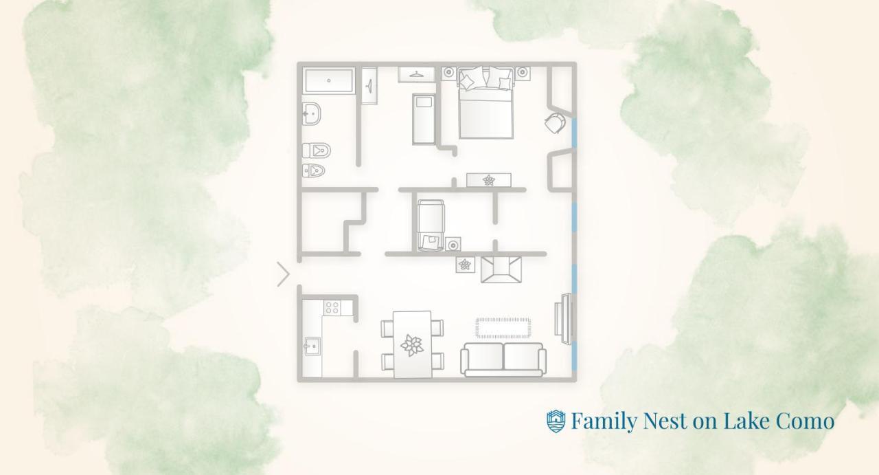 Family Nest Overlooking - By Rent * Argegno