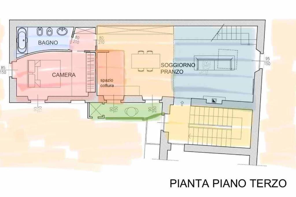 Casa Cavour - Downtown Design Penthouse Appartamento *