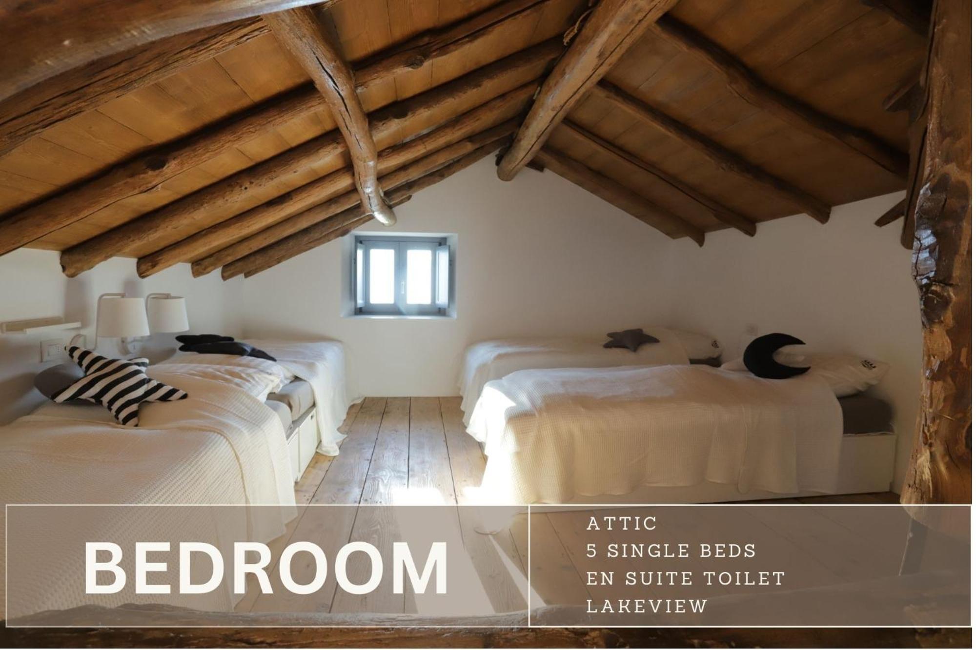 Al Castello I Direkte Seefront I Pool I 12 Gaeste I 4sz - 4 Baeder Ferienhaus Rezzonico