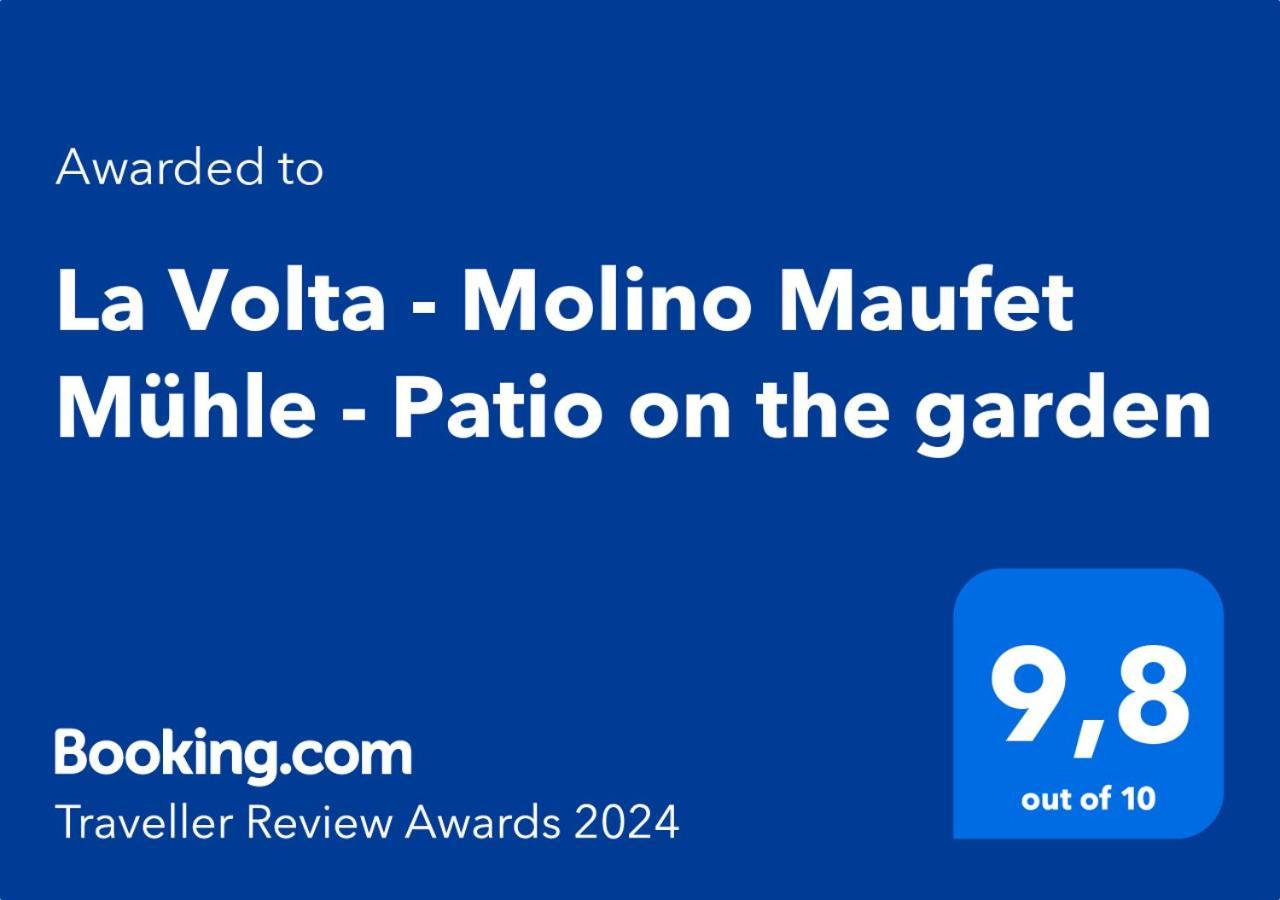 La Volta - Ancient Molino Maufet Watermill On - Patio On The Garden Colico