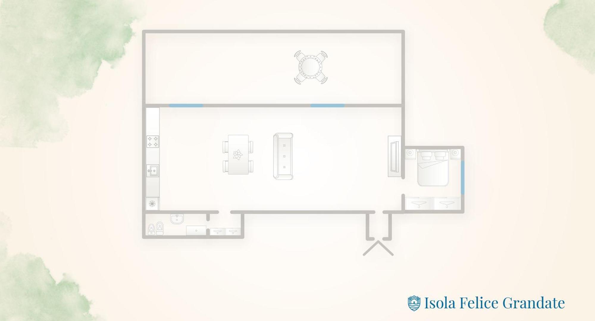 Isola Felice Grandate By Rent