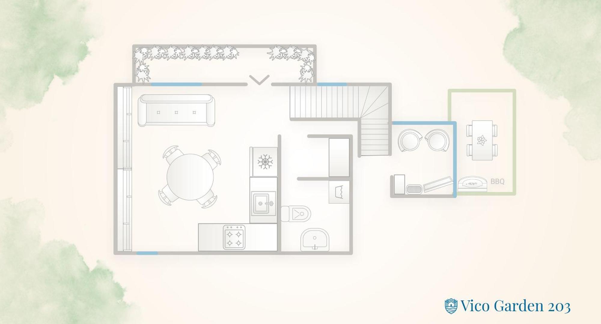 Vico Garden-203 By Rent Apartment