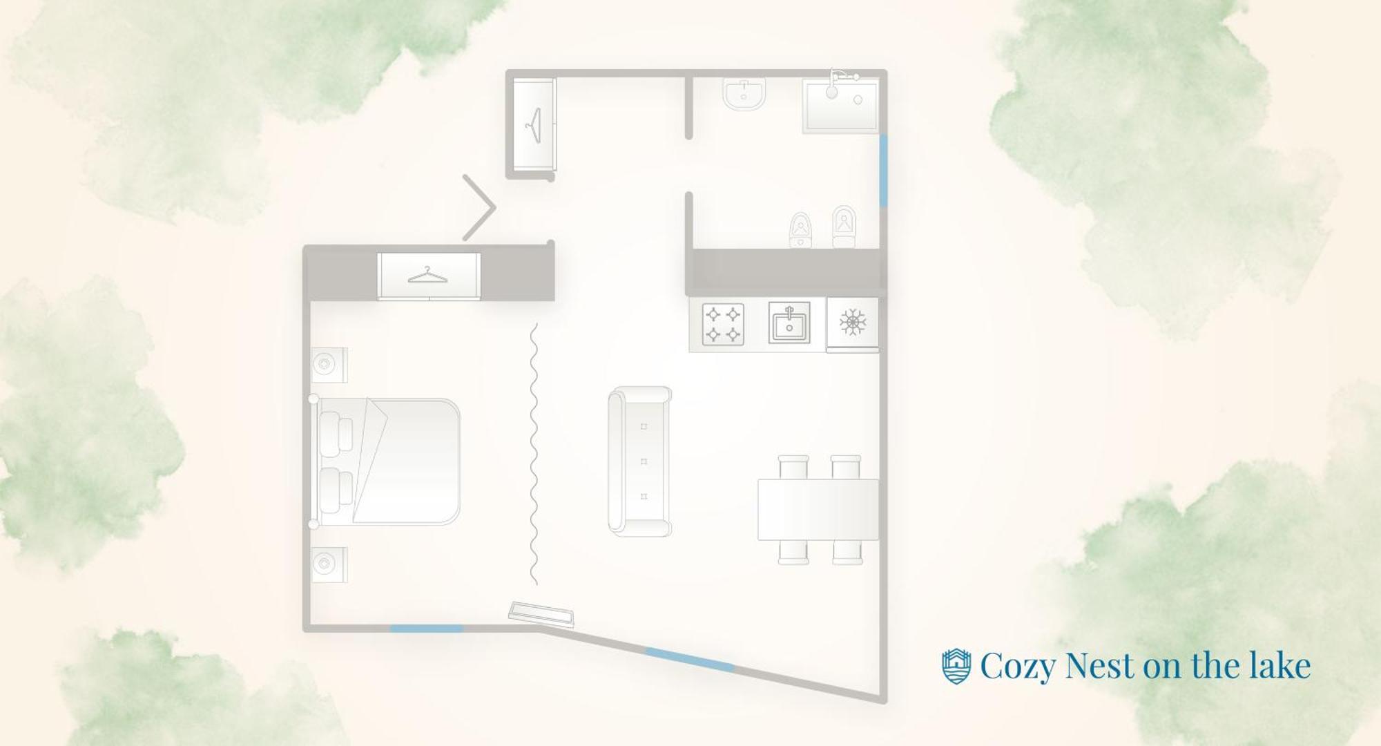 Cozy Nest On The By Rent