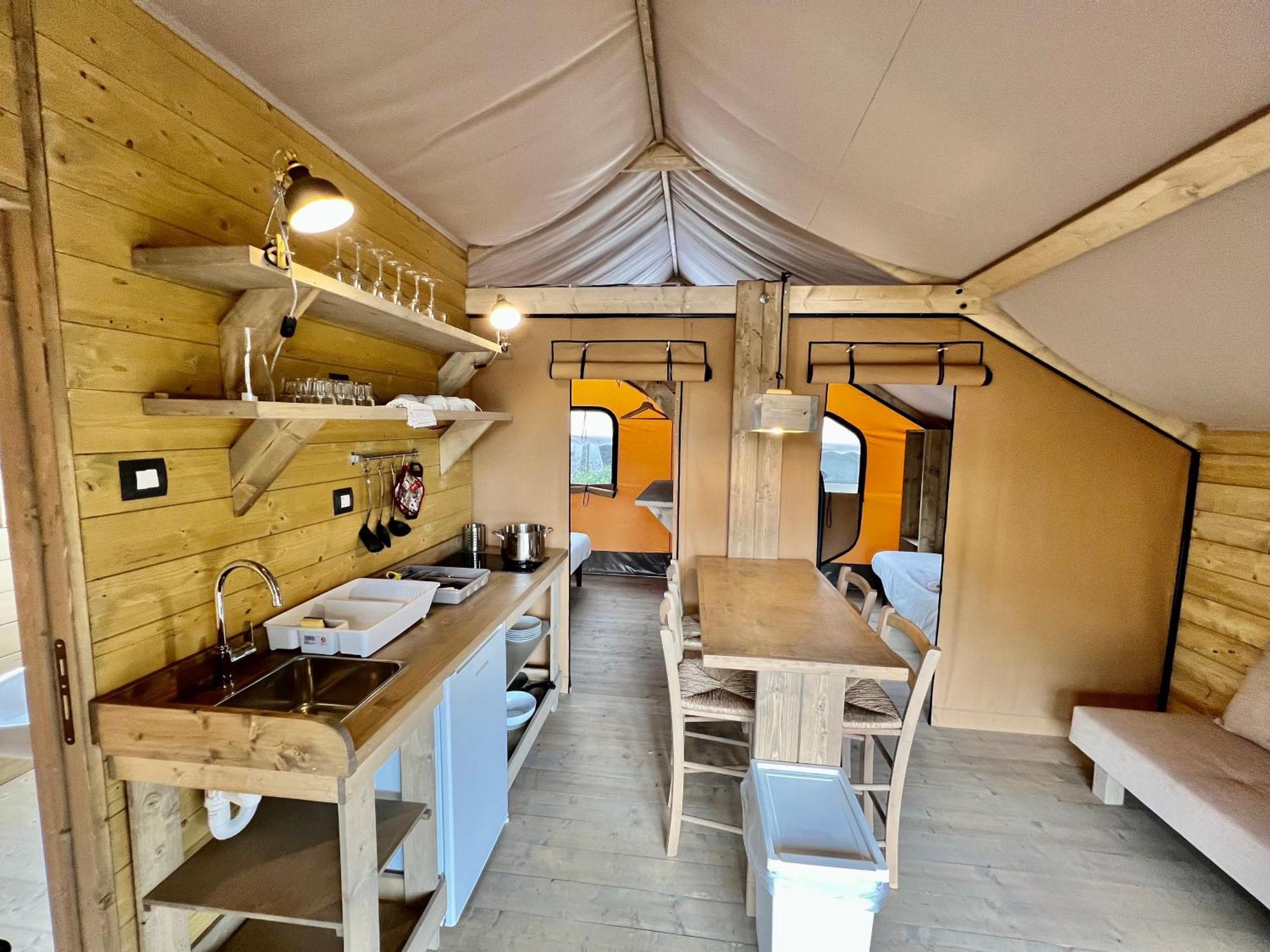 Glamping Rivabella Luxury tent *