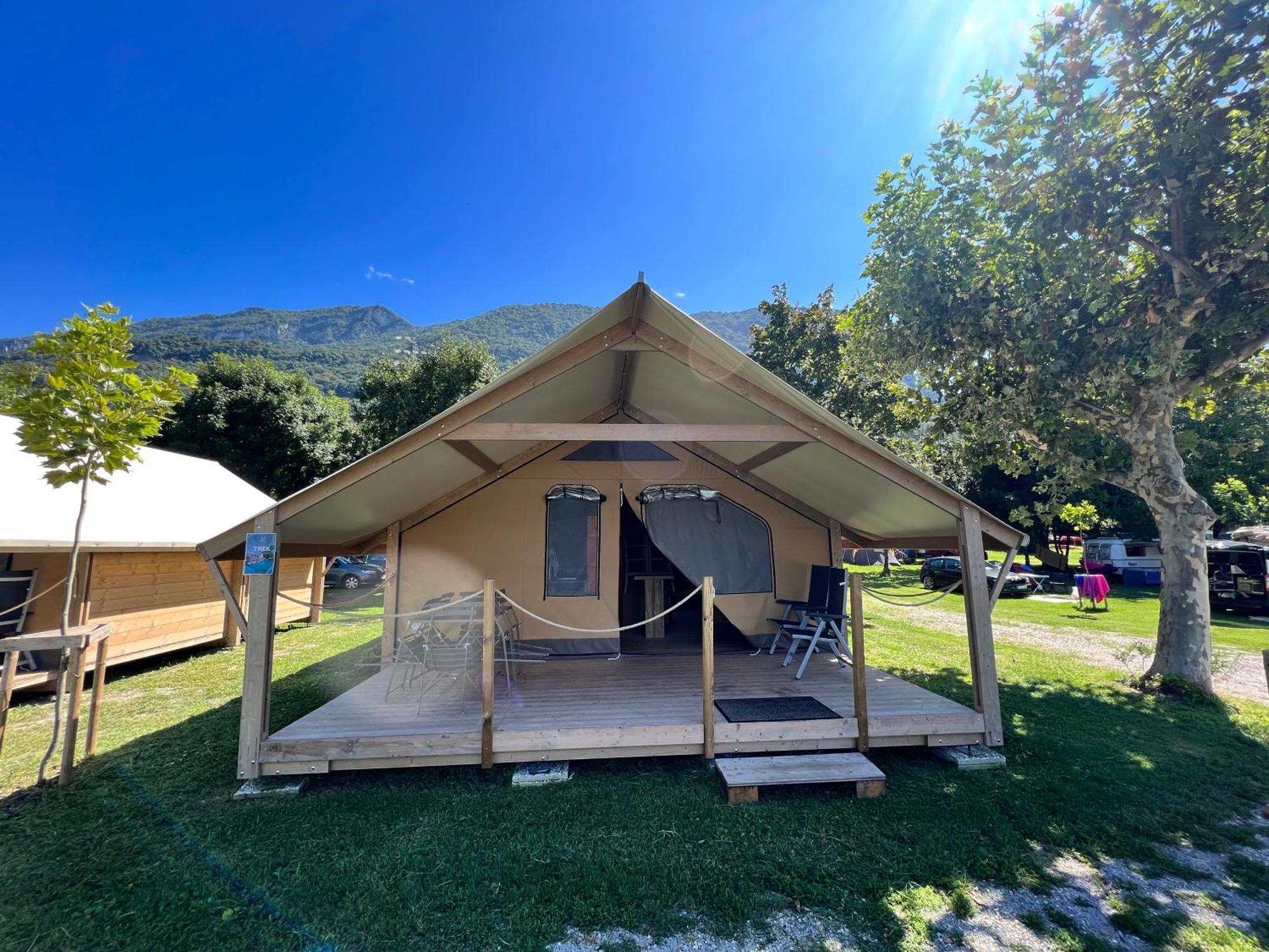 Luxury tent Glamping Rivabella