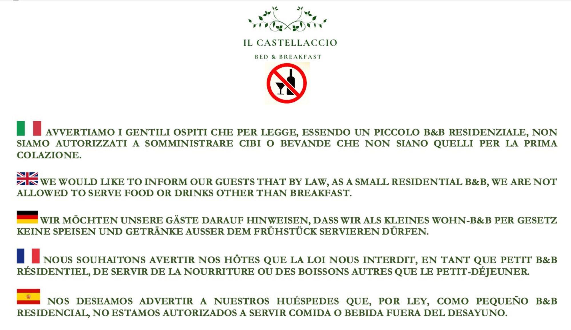 Il Castellaccio - Bed & Breakfast *