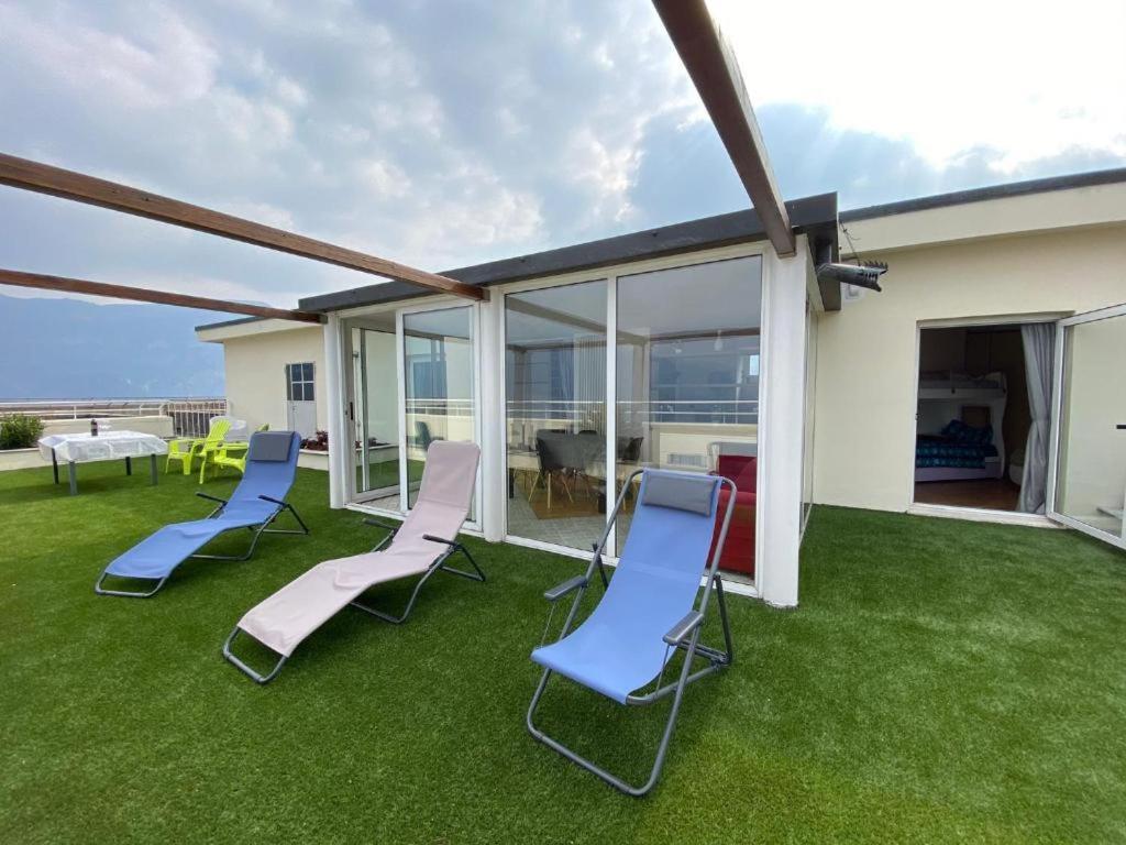 Penthouse With Big Terrace In With Pool Valbrona