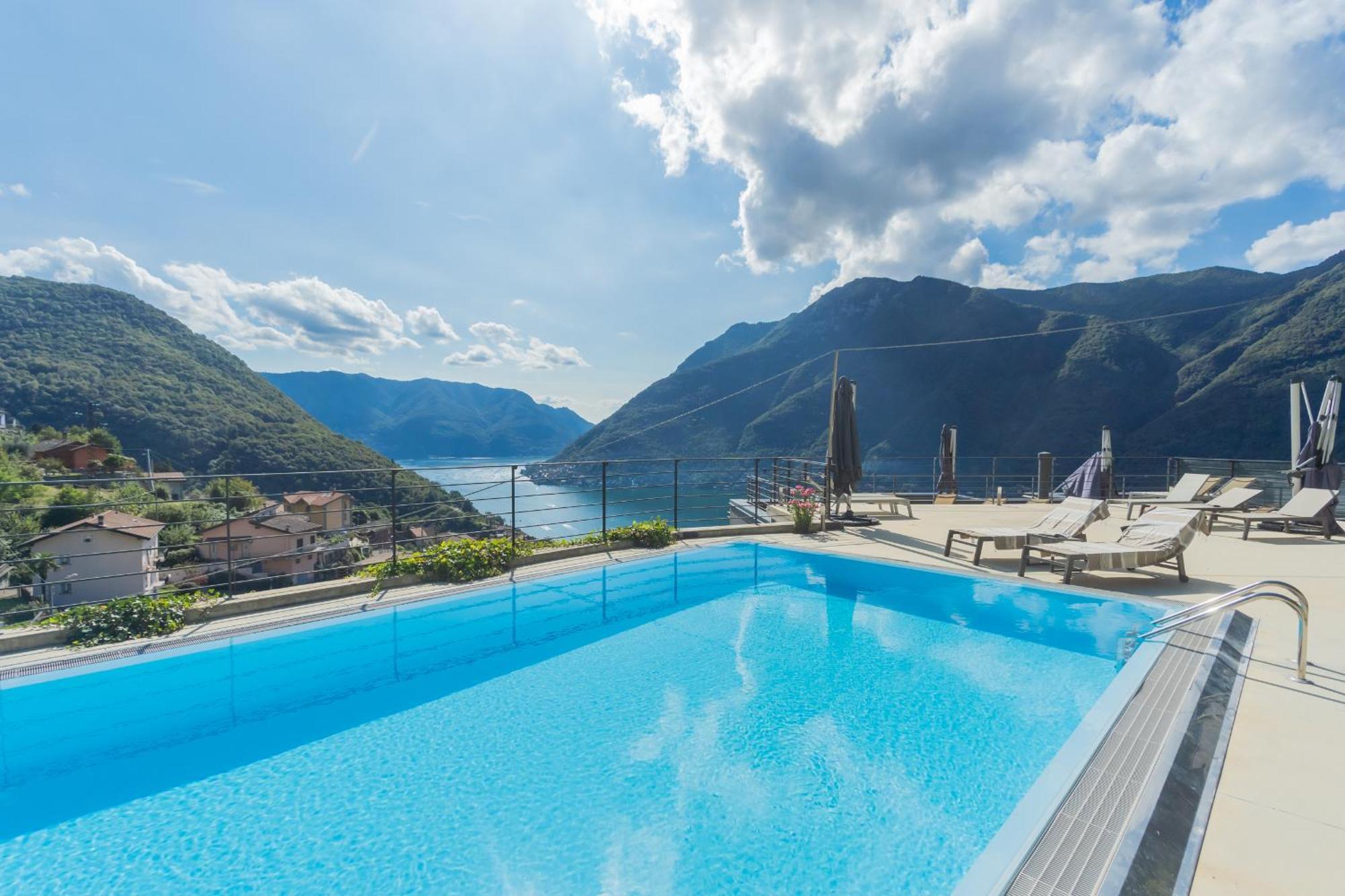 Residenza Maxim With Pool By Rent * Nesso