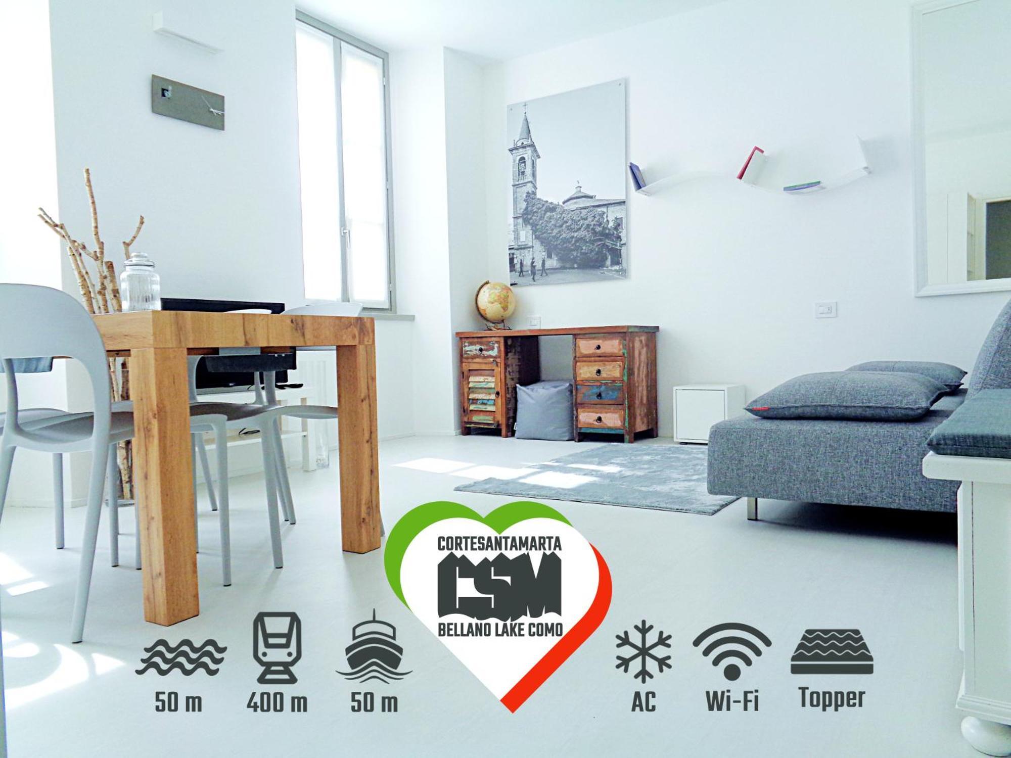 Historic Center Modern Apartment Bellano