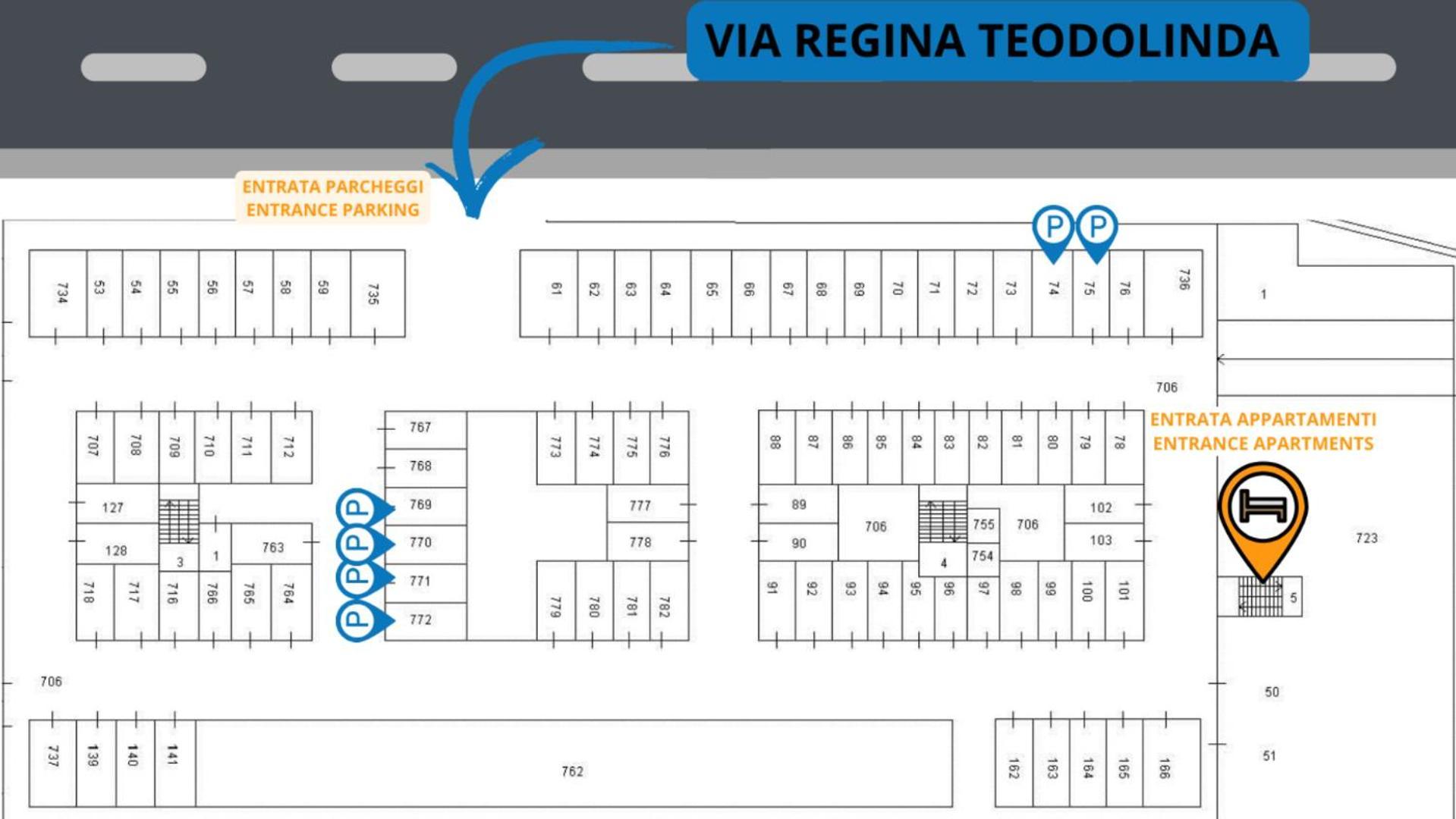 Living Como-rooms&parking Como