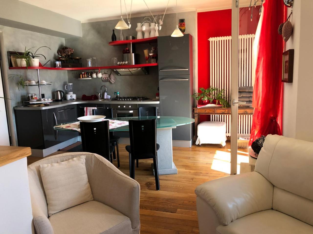 Red & Grey Apartment Mezzegra