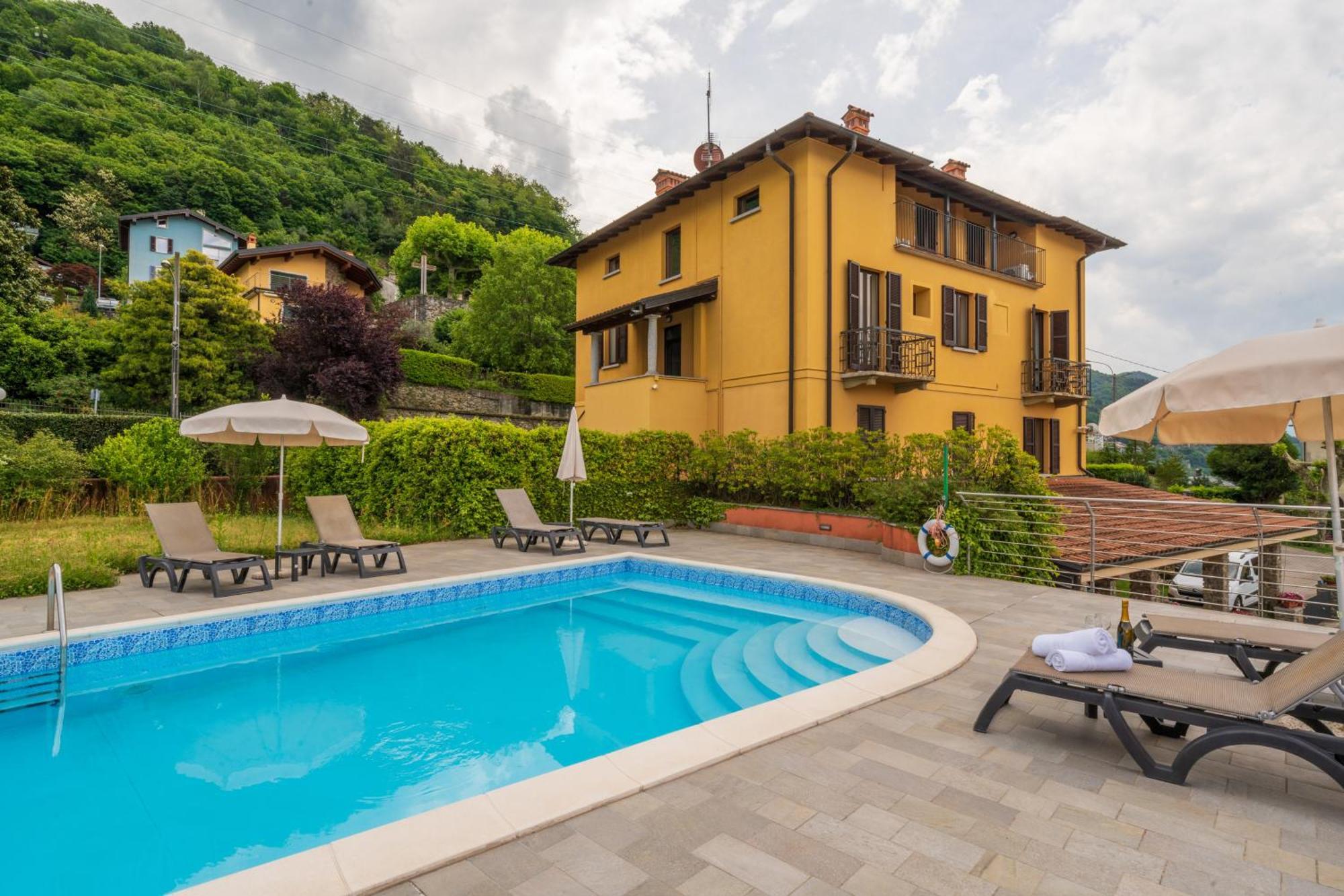 Stunning Apartment- Terrace And Swimming Pool Bellano