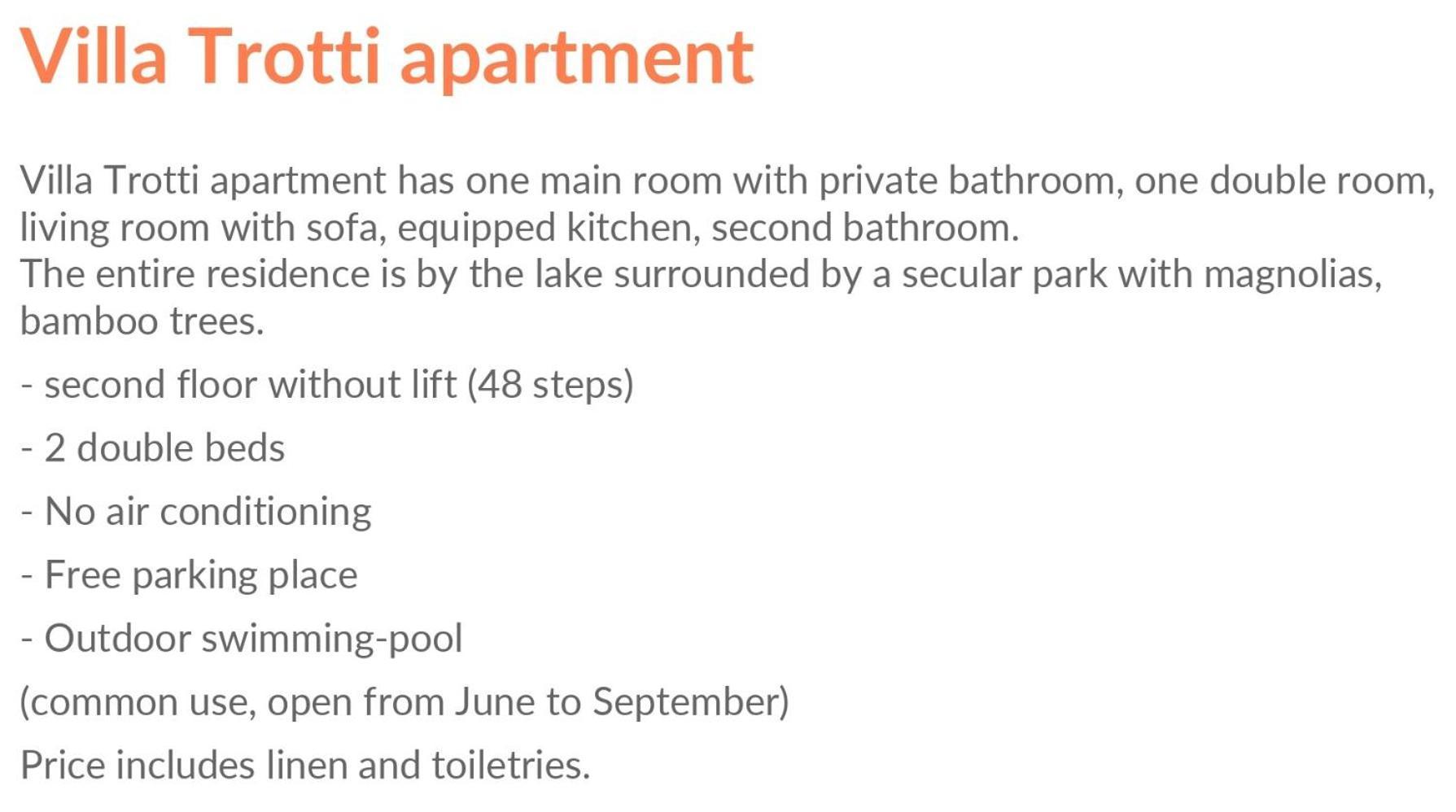 Miralago Trotti Apartment