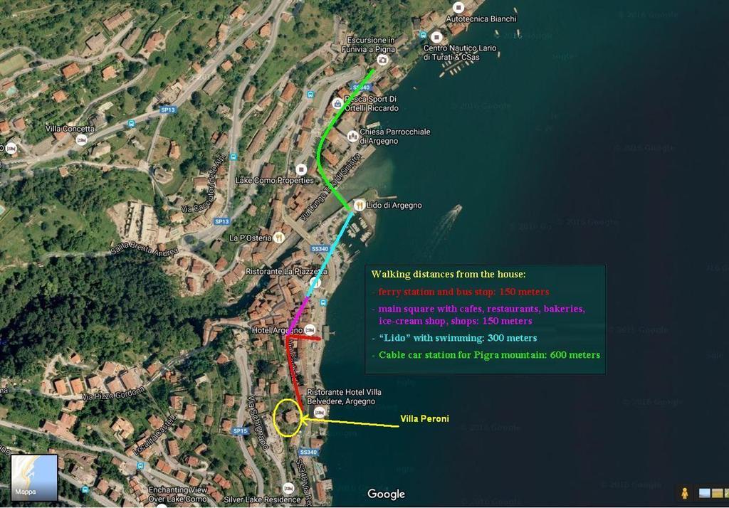 Villa Peroni Lake Como Classic With Swimming Pool Apartment Argegno