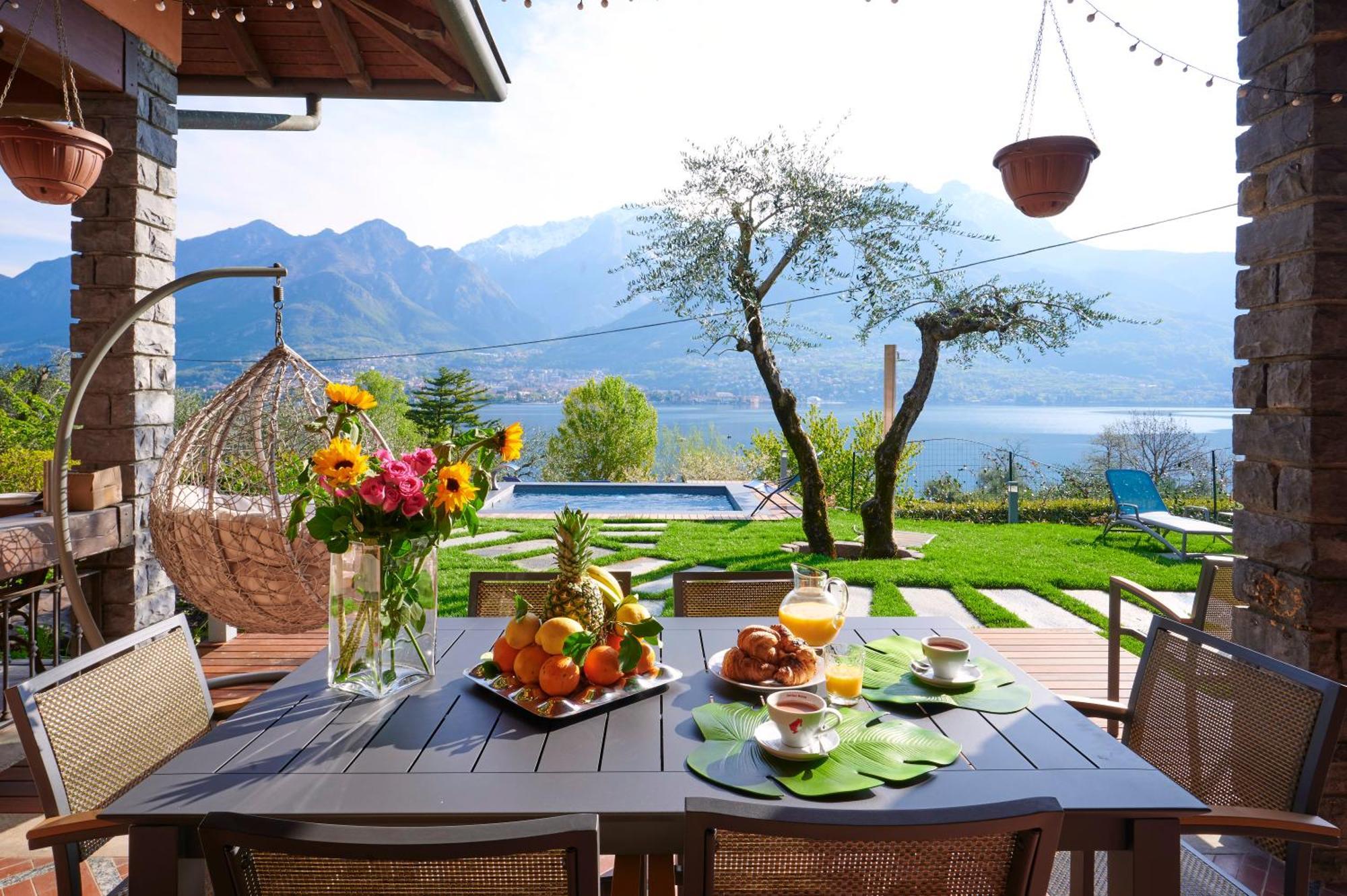 Vittoria With Private Heated Pool & Shared Sauna - Bellagio Village Villa Oliveto Lario