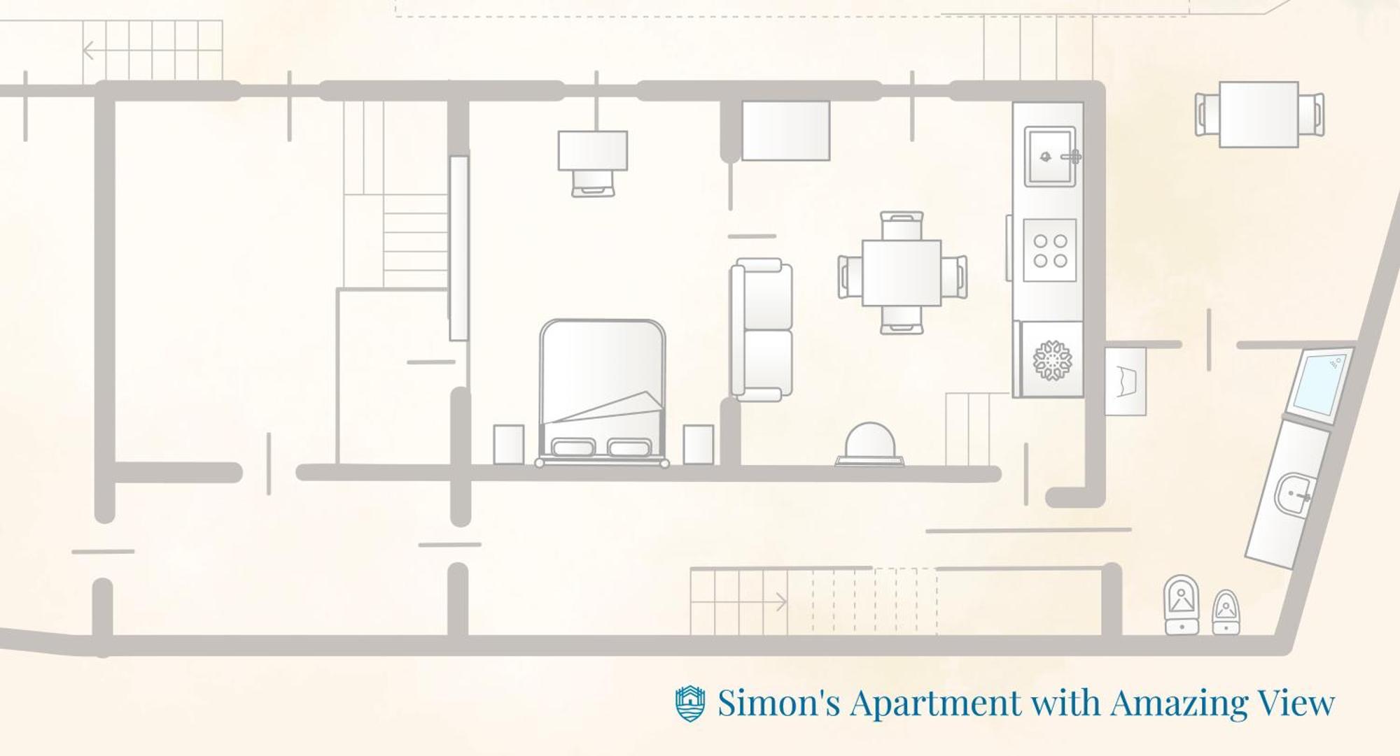 Simons With Amazing View By Rent *